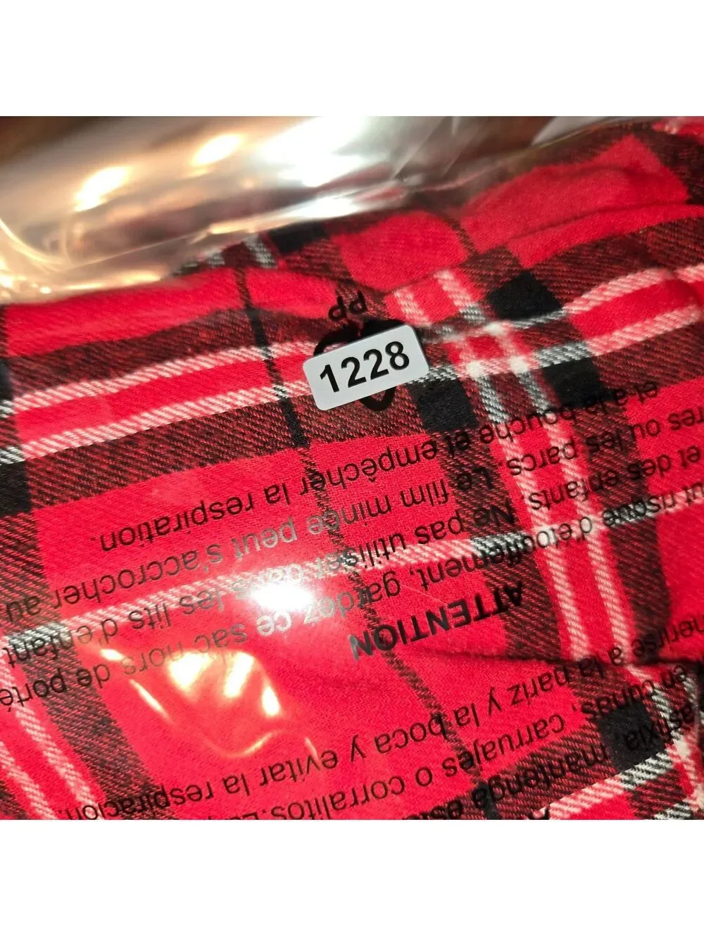 Kansas City Chiefs Pajamas Pants Men's Size XL Plaid Red EUC PJs